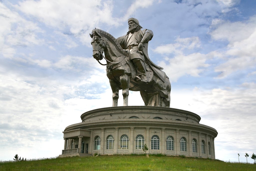 Visit the world's largest equestrian statue at the Chinggis Khaan Statue Complex