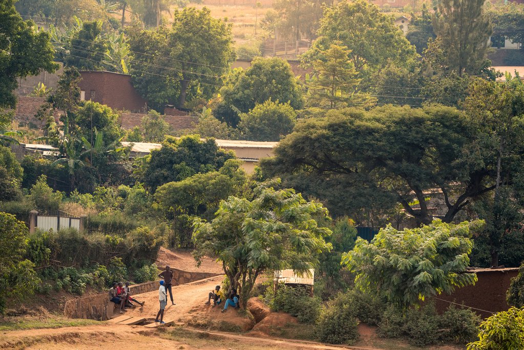 A hillside in Nyamirambo, a neighborhood of Kigali