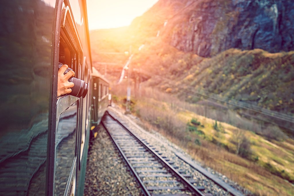 Keep your camera close on this steep and scenic train ride