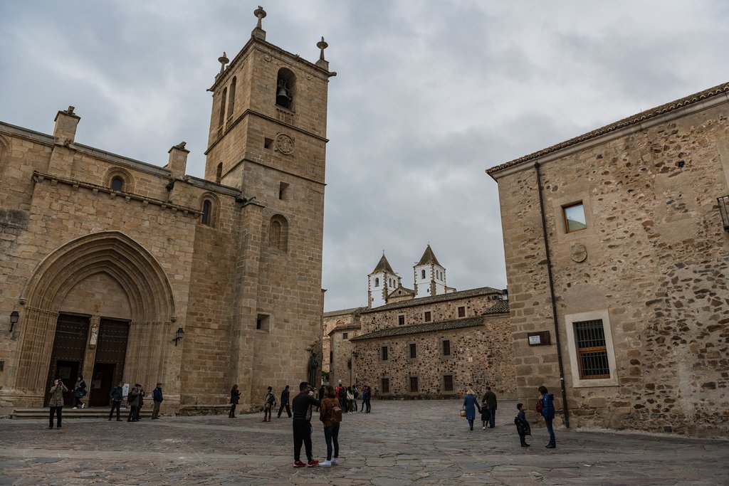 The Plaza Mayor, Cáceres