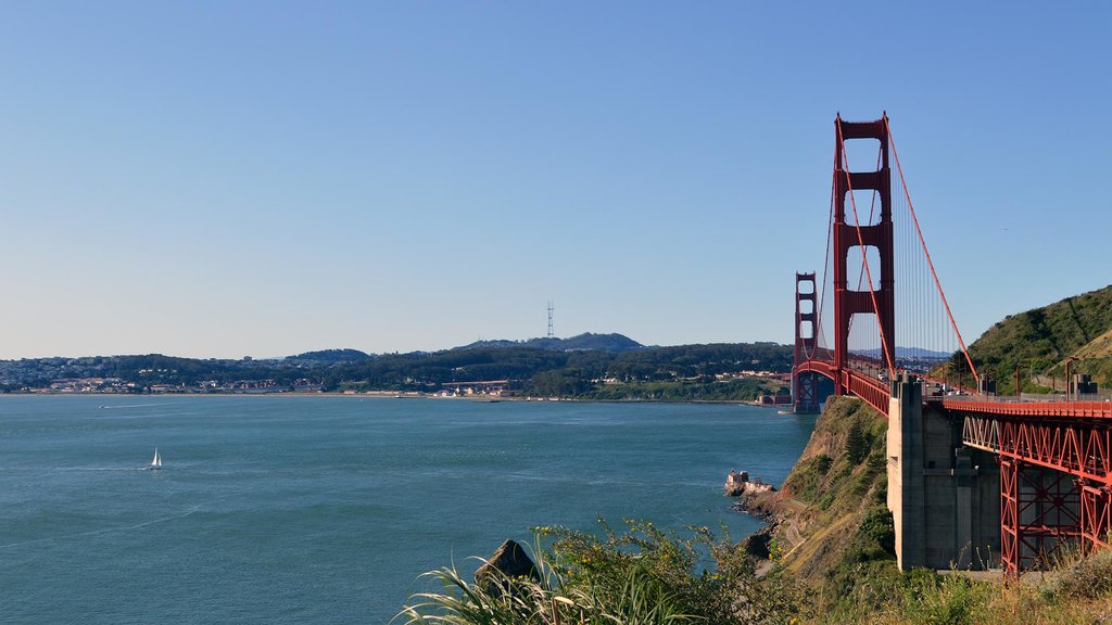 Cross the Golden Gate Bridge en route to Petaluma
