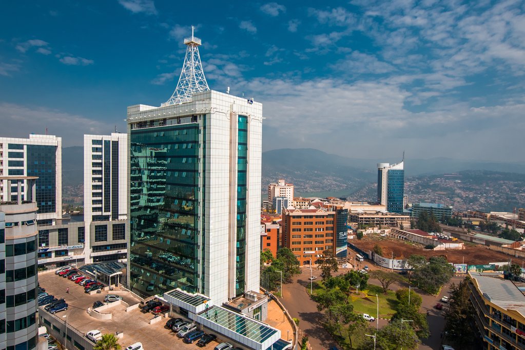 Kigali City Tower in the Pension Plaza