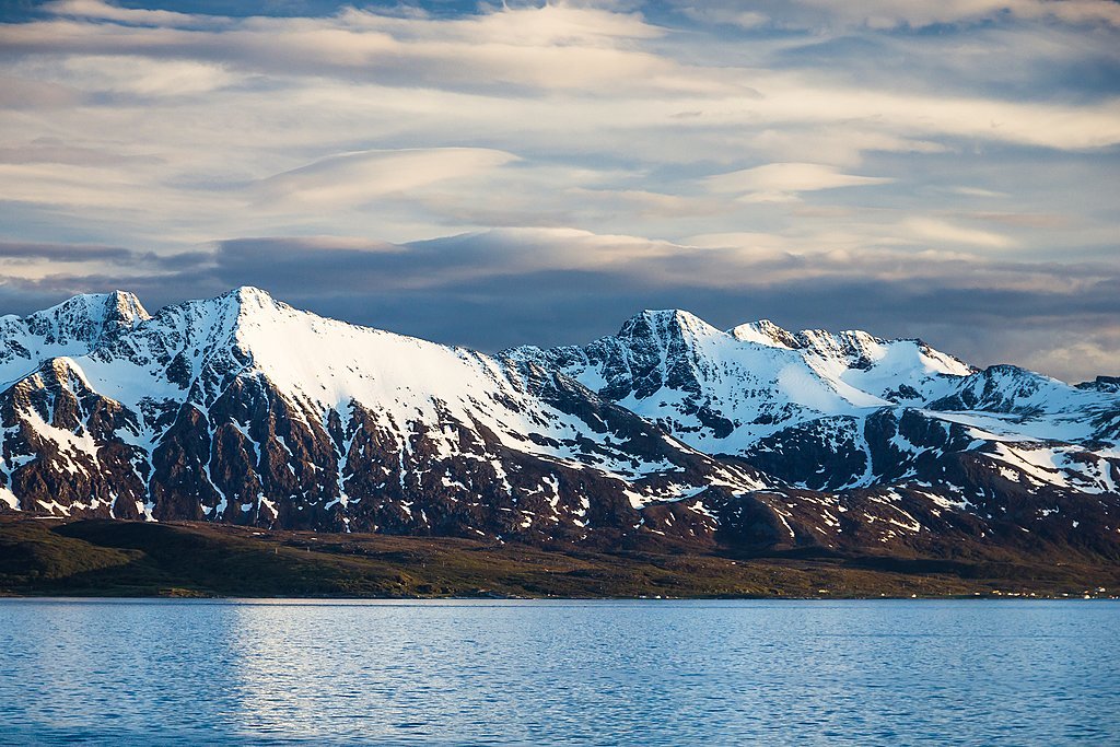 Snowcapped scenery near the town of Alta