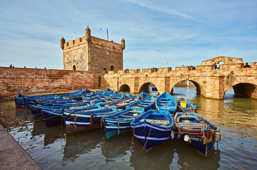 Seafront ramparts of Essaouira, Morocco