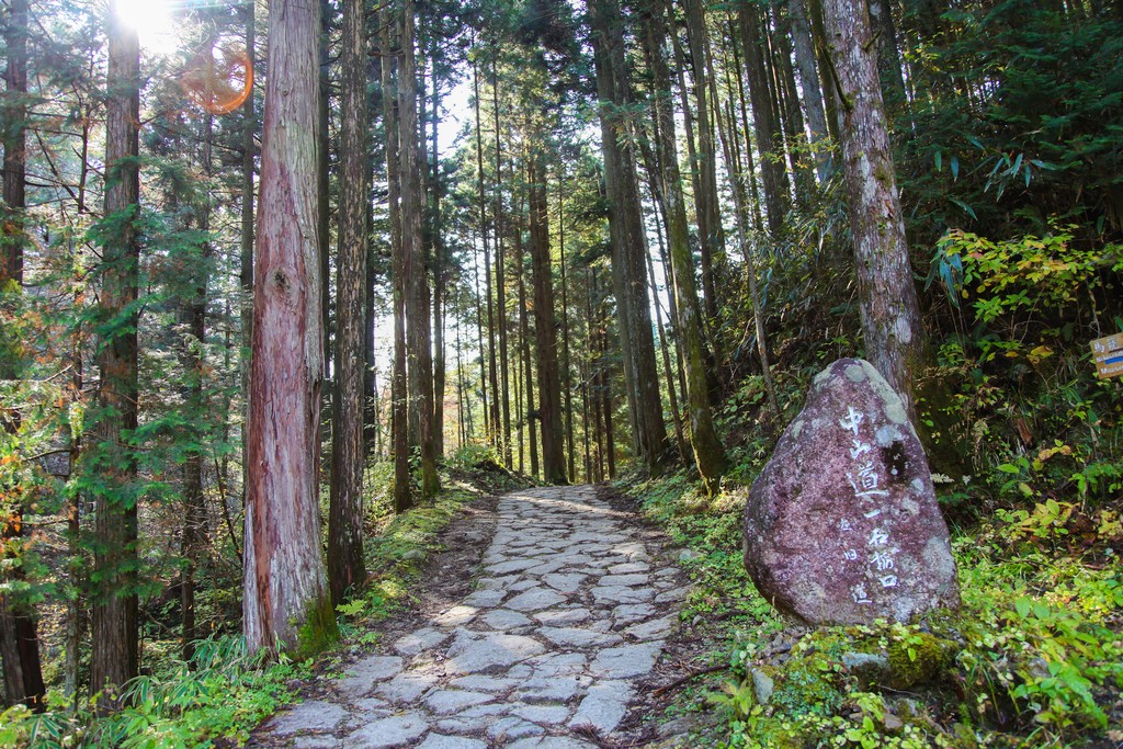 The gently rolling path of the Nakasendo Trail