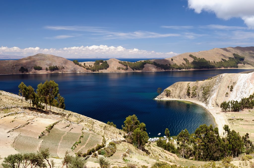 Lake Titicaca is the largest high-elevation lake in the world