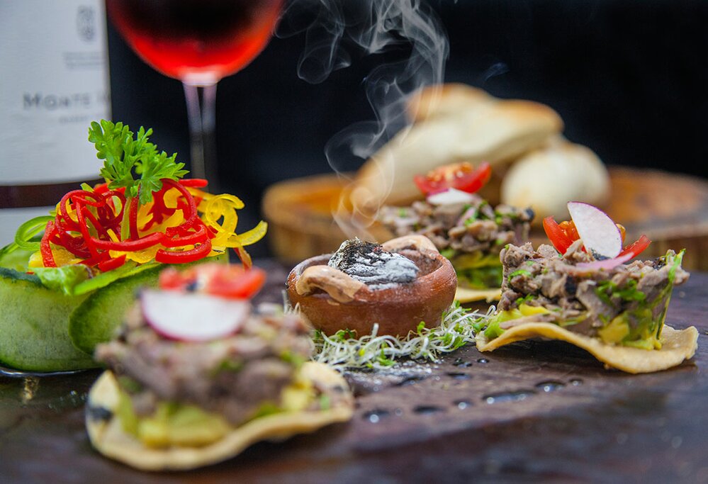 Dinner in a magical cavern in Playa del Carmen
