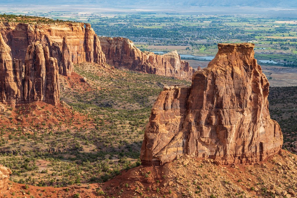 Rugged landscape of Colorado National Monument
