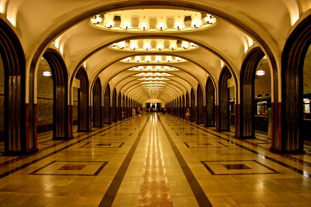 One of Moscow's unforgettable Metro stations - Photo by Ivana Mednansky