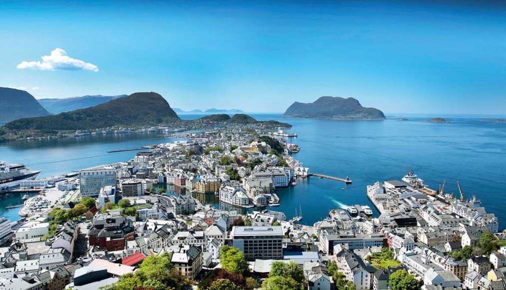 The unique town of Ålesund