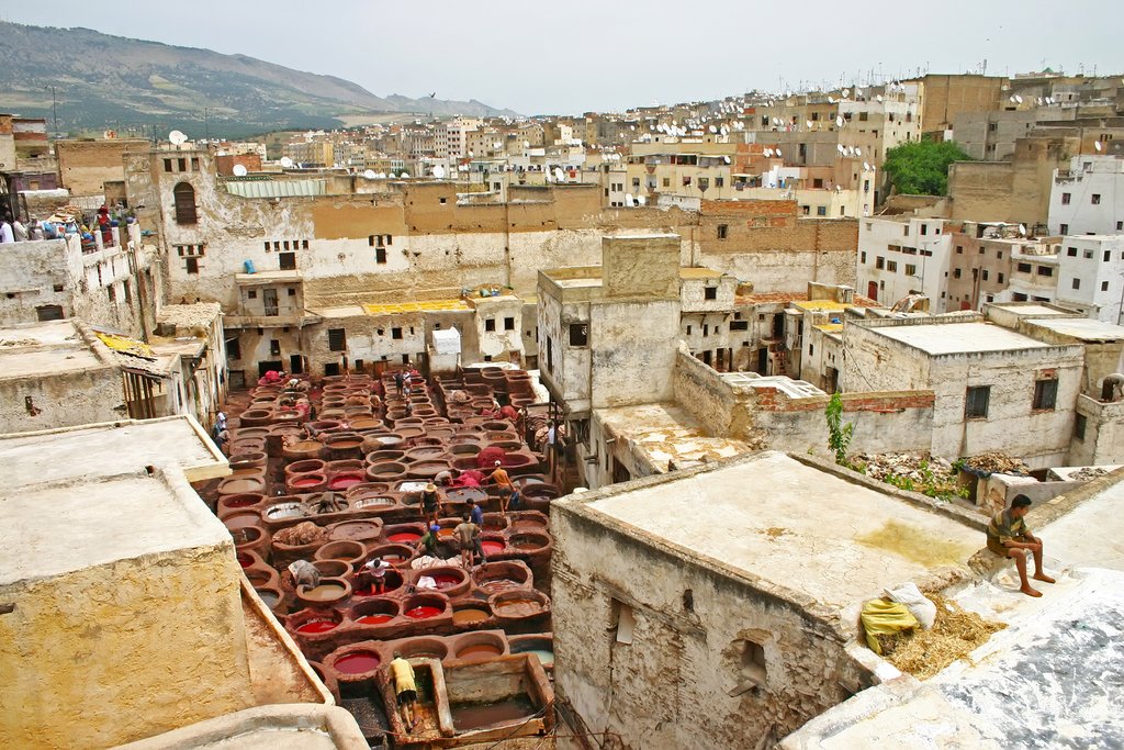 Chouara Tannery, Fes, Morocco