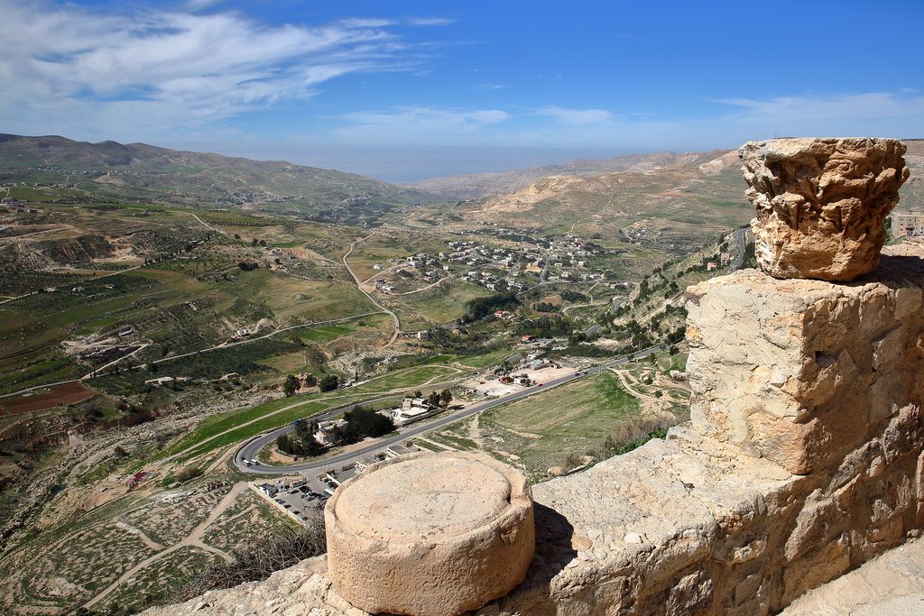 Karak overlooks the Levant, Jordan