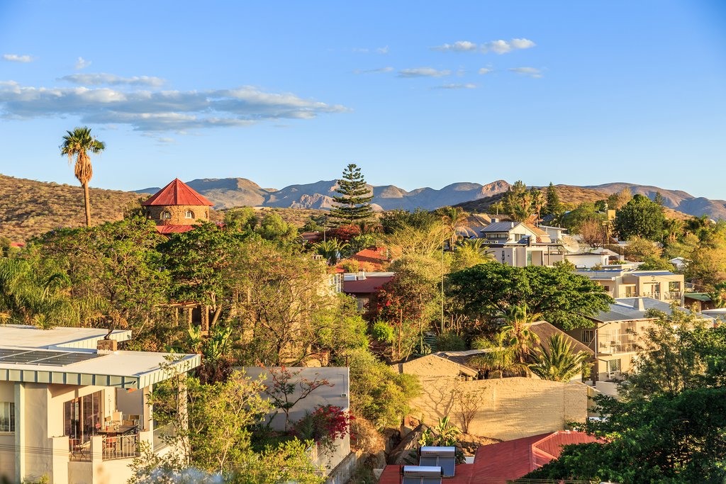 A residential area in Windhoek