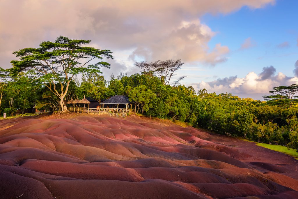 Overlooking all seven colors of earth