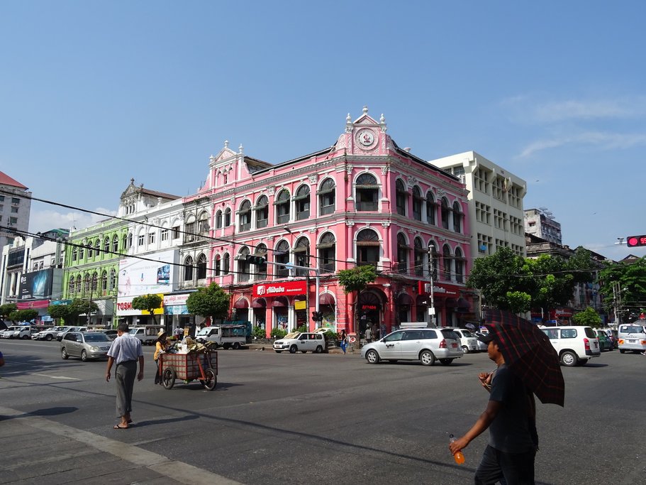 Pansodan Street Yangon