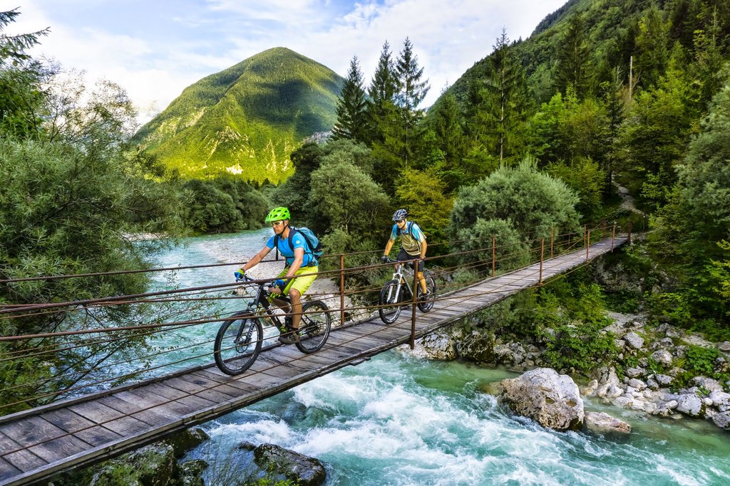 Crossing the Soča River