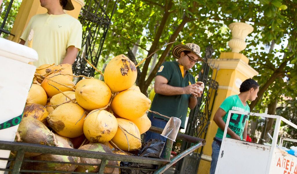 coconut street vendor