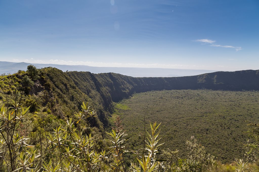 Aerial photo of Mt. Longonot