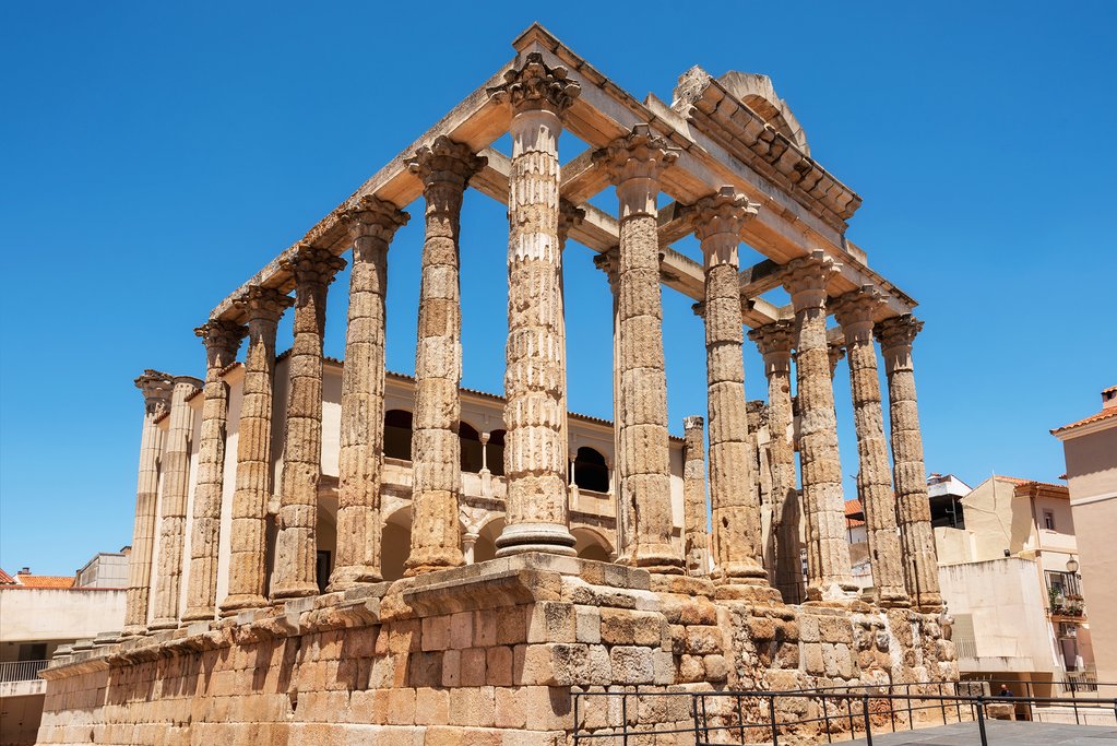 The Roman Temple of Diana, in Mérida