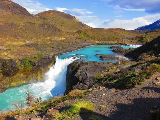 Waterfall near Lake Nordenskjöld