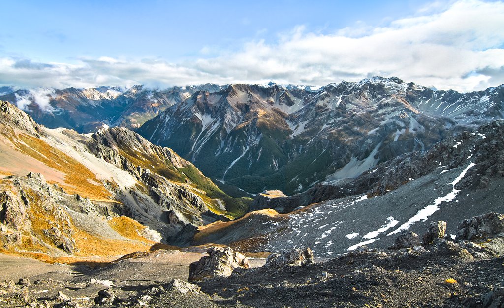 Take in views of Arthur's Pass National Park on a scenic train ride