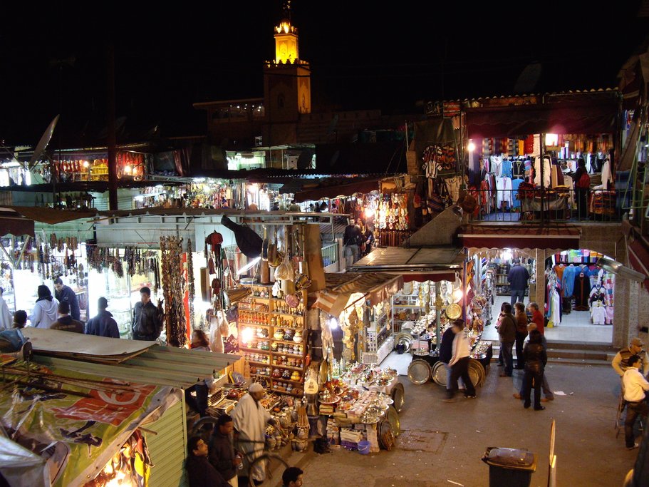 In Marrakech, Jemaa el-Fna becomes alive at night