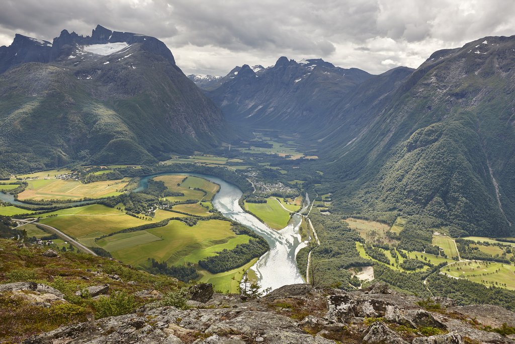A scenic train ride through Norway's interior