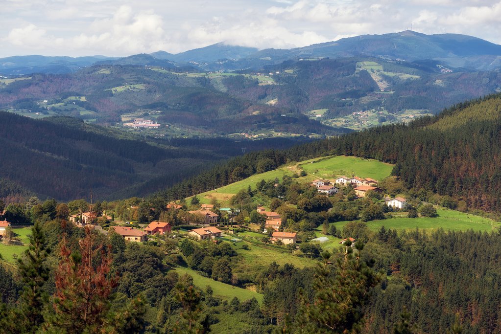 A village in the Basque countryside