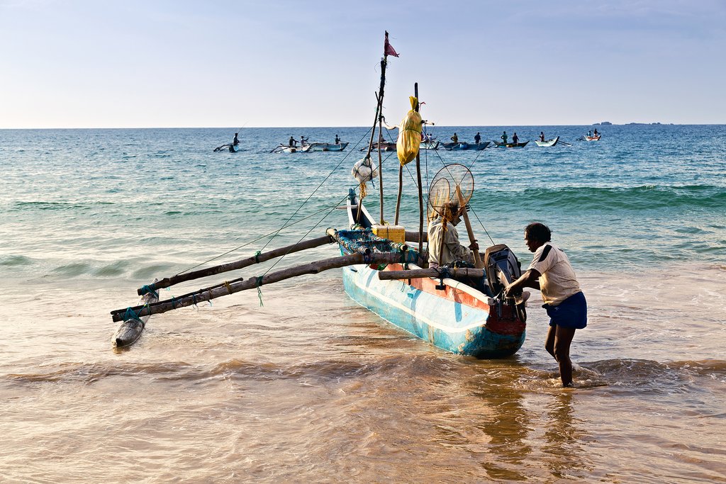 Sri Lanka - Negombo - Fishing Catamaran