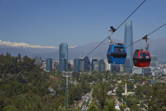 Take a cable car up Cerro San Cristóbal