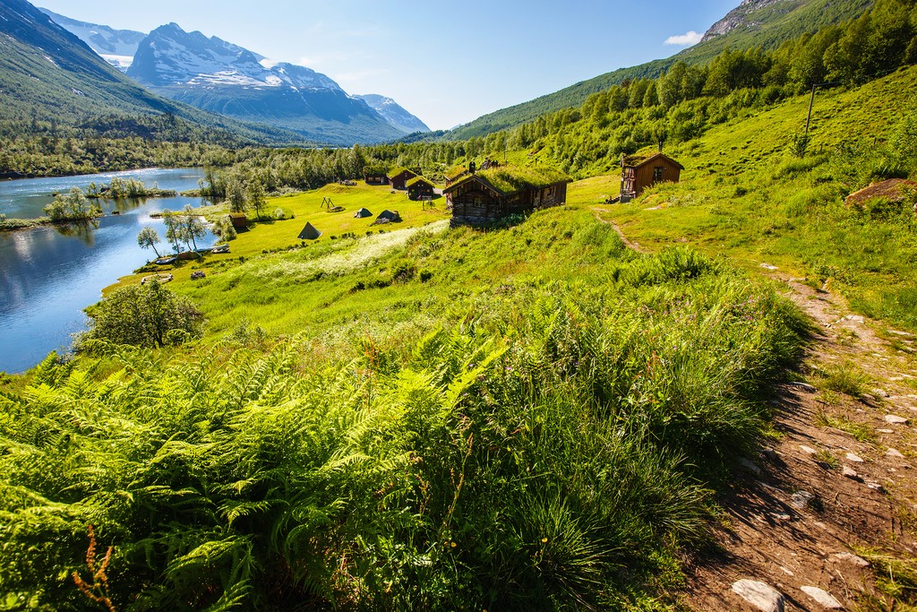 Picturesque setting in Innerdalen