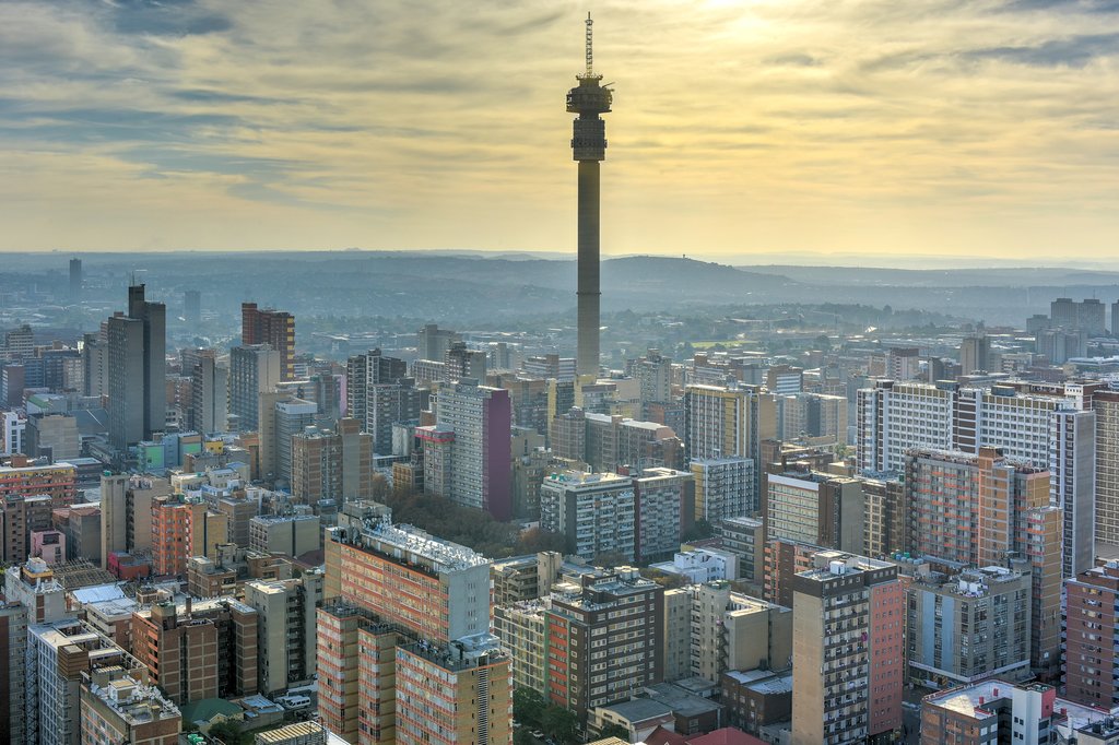 The Hillbrow Tower over Johannesburg