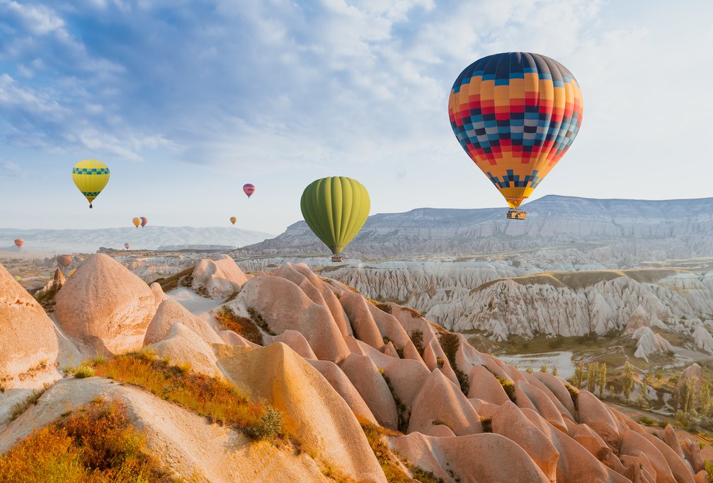 Conquer your fear of heights with a hot air balloon ride