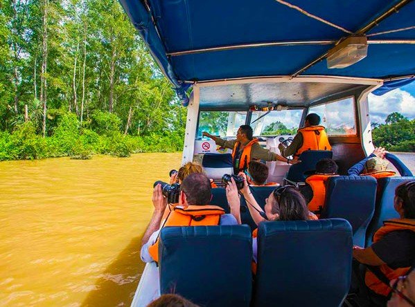 Cruising the Kinabatangan River