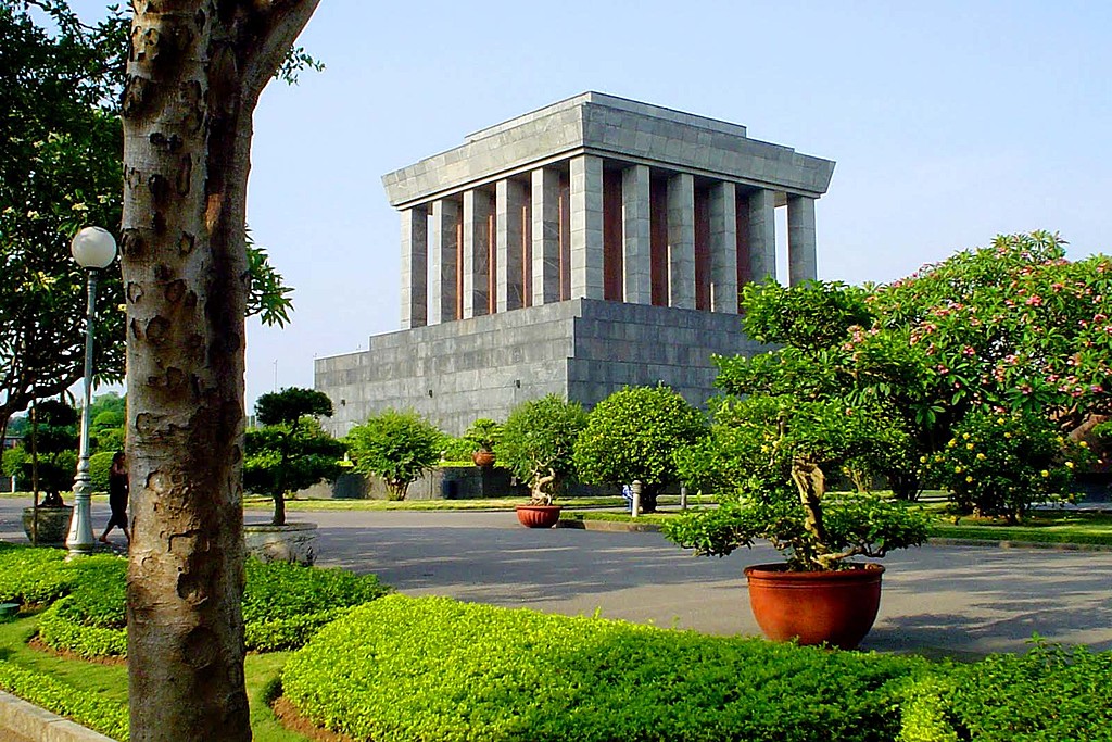 The Ho Chi Minh Mausoleum, in Hanoi