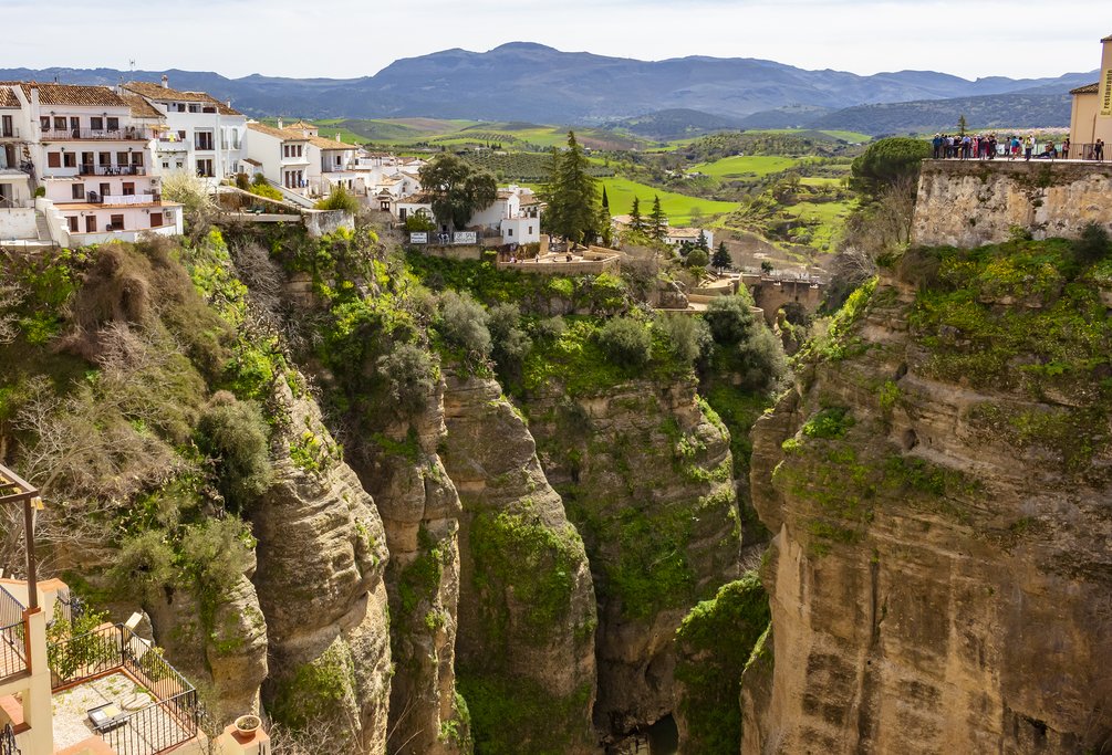 Panoramic view of Ronda's gorge