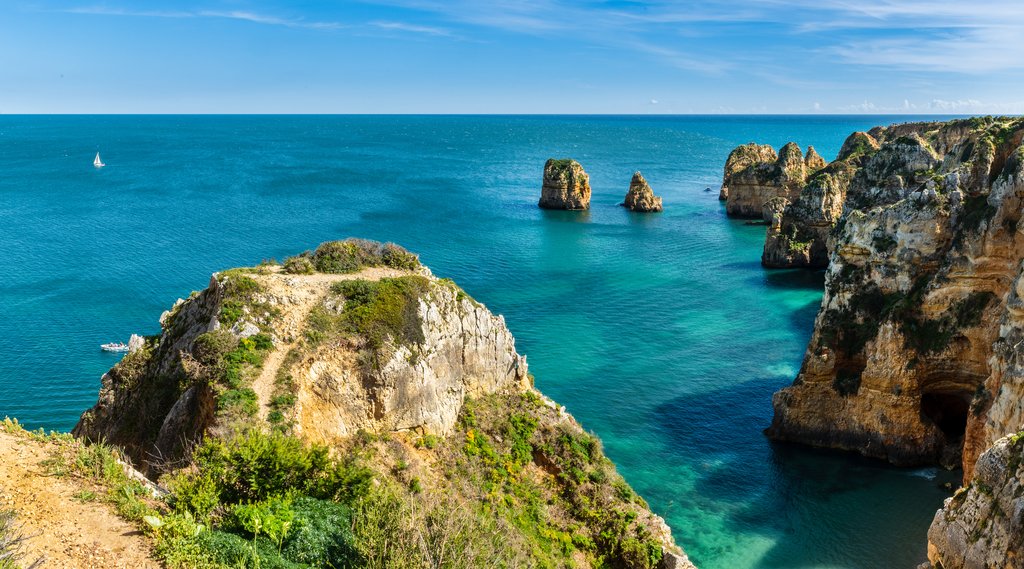 View of the sea from Lagoa