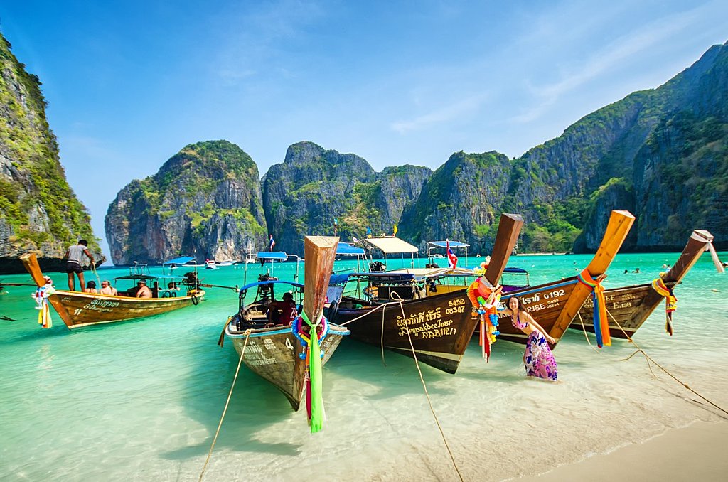 Boat trip to Phi Phi island