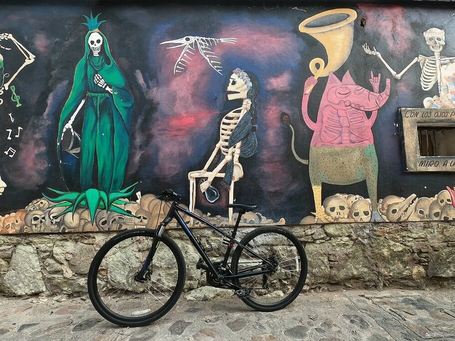 Biking tour and street art