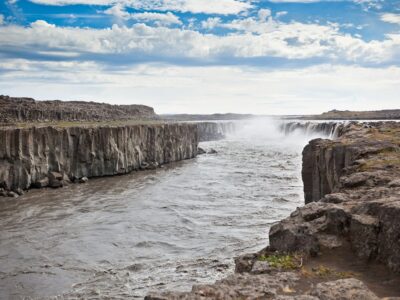 Dettifoss Waterfall In Iceland