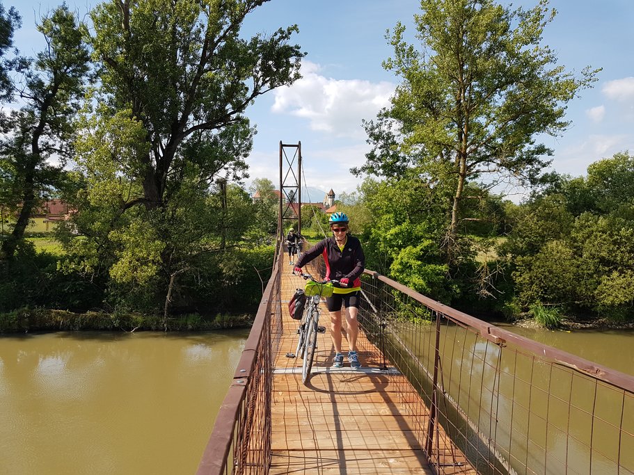 Bridge across the Olt River