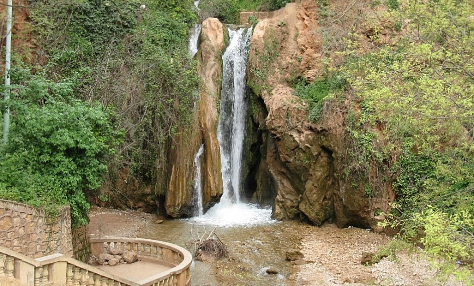 Aggay waterfalls in Sefrou