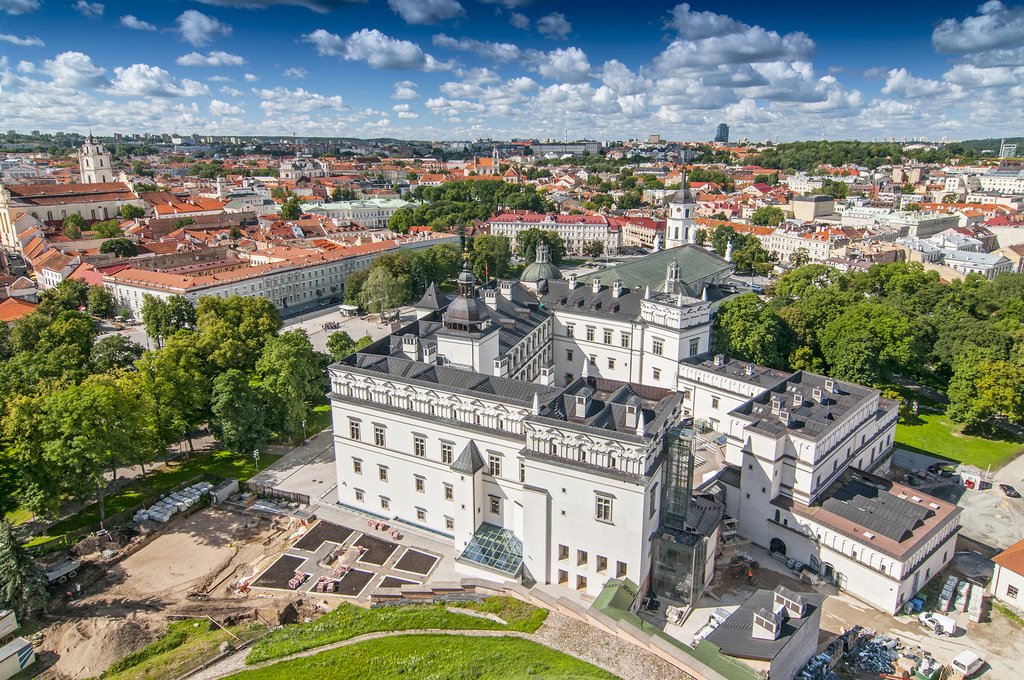 Aerial View of Vilnius