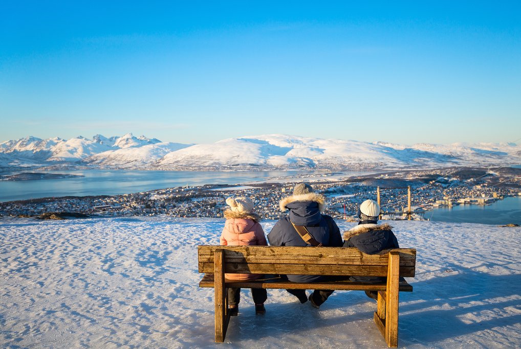 Enjoy one last view over Tromsø and the Arctic coast.