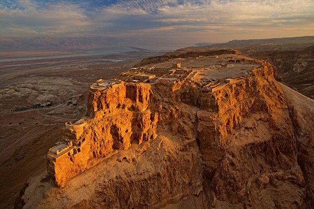 Bird's-eye view of Masada