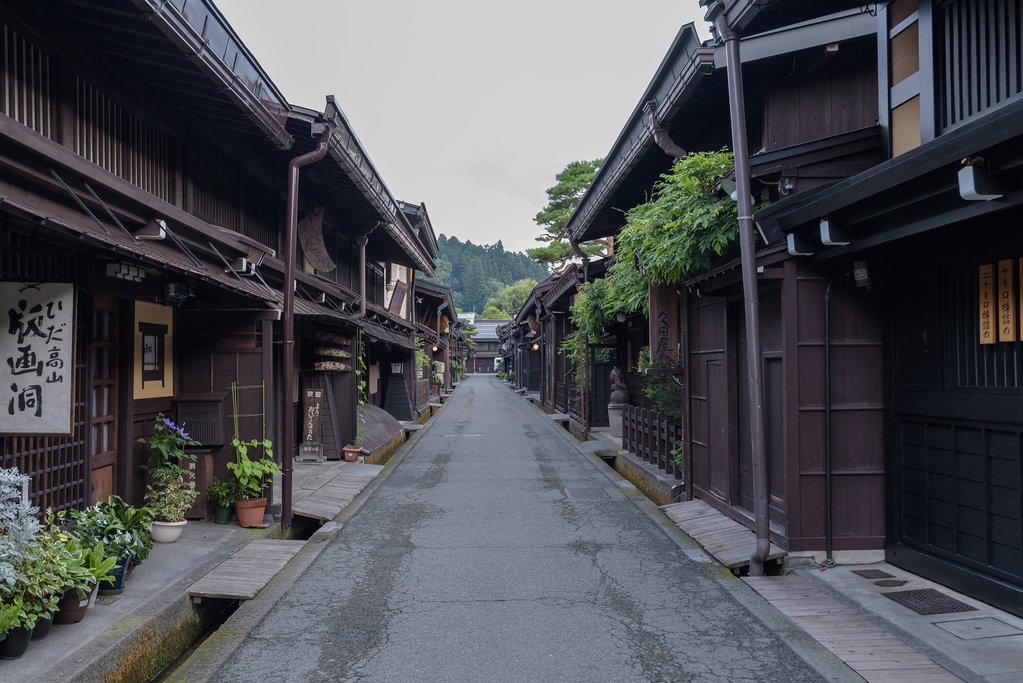 Takayama's historical district