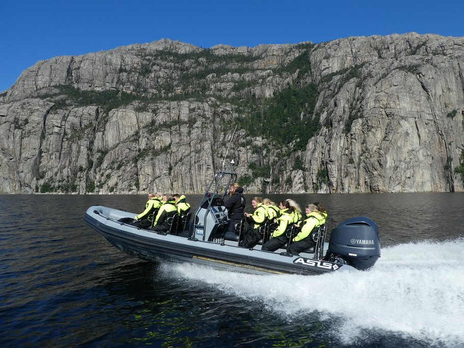 Thrilling ride through Lysefjord