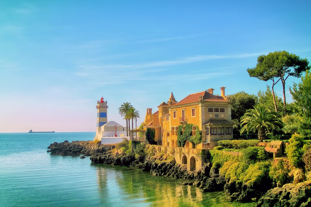 Santa Maria Lighthouse in Cascais