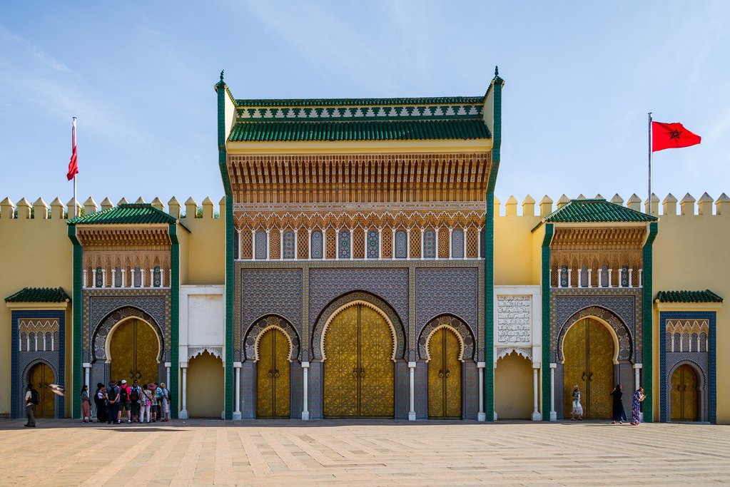 Royal Palace in Fez Morocco