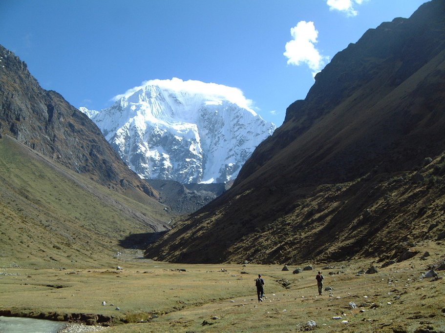 Trekking on the Salkantay trail